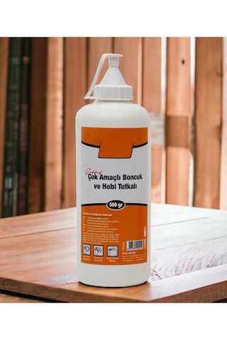 Çok Amaçlı Şeffaf Tutkal Hobi Yapıştırıcı Ahşap, Kumaş, Keçe, Kağıt Karton Süsleme Tutkalı 500gr