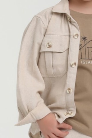 Xo Kids Erkek Çocuk Gömlek 1-4 Yaş 2532 Gri
