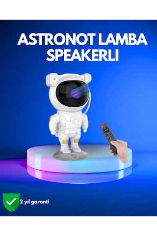 Ayarlanabilir Parlaklık Ve Zamanlayıcı Modlu Astronot Lamba 02175941