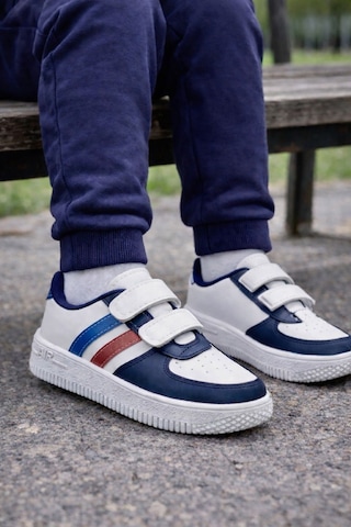 Papucumun Dünyası Günlük Bebek Çocuk Sneaker Cırt Cırt Bantlı Spor Ayakkabı Yürüyüş Ayakkabısı Lacivert