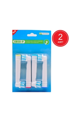 Kyver Cross Action Dış Fırçası Yedek Başlığı 2 x 4'lü