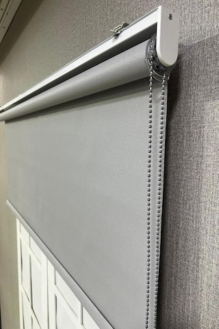 Genel Stor Perde İthal Mat Polyester P1080, Açık Gri, 190 X 260