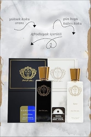 Parfüm Narkotik& Rana Parfüm 50+50ml Edp Amber
