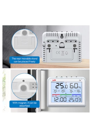 Life Net Medikal Dijital Termometre Isı Ve Nem Ölçer D6