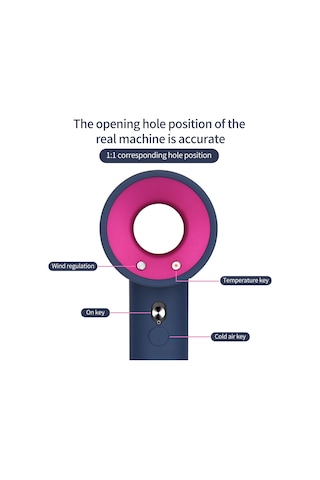 İçin Saç Kurutma Makinesi Darbeye Dayanıklı Silikon Koruyucu Kılıf Pembe