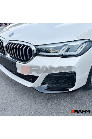 Bmw G30 M Sport Lcı Mp Ön Tampon Flap Takımı Parlak Siyah