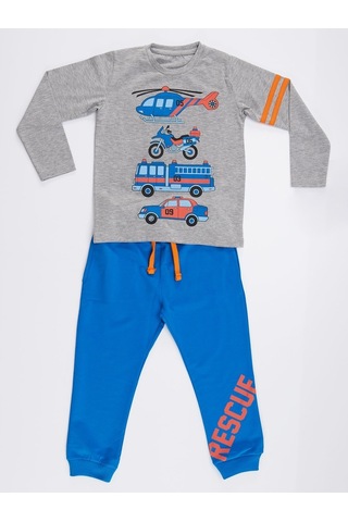 Denokids Mushi Rescue Team Erkek Çocuk Pantolon Takım Çok Renkli