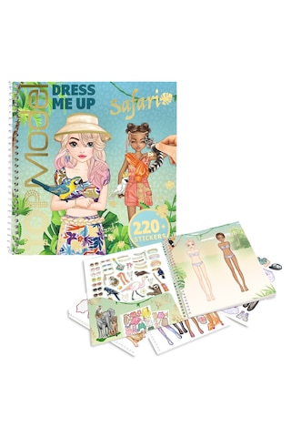 Dress Me Up Moda Tasarım Çıkarma Defteri Stickerlı Giydirme Aktivite Kitabı Çok Renkli Dress Me Up Moda Tasarım Çıkarma Defteri Stickerlı Giydirme Aktivite Kitabı Çok Renkli