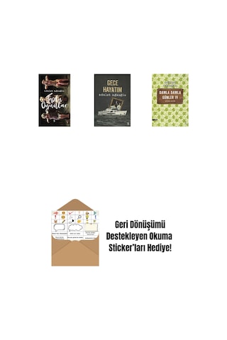 Toplu Oyunlar Ciltli + Gece Hayatım + Damla Damla Günler 4 + Okuma Sticker'ları