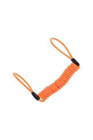 Ximistore9 Motosiklet Disk Kilidi Uyarı Kablosu Sarı - 1.25m Genişletilebilir, Çelik Konstrüksiyon, Kilidi Ve El Tutucuyu Bağlar, Hasarı Önler