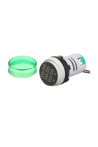 Reedark Küçük Dijital Volt-ampermetre: Ac 50-500v & 0-100a Ölçüm, Çift Led Ekran