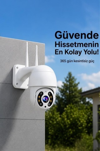 Premium Güvenlik Kamerası Cmr41 Beyaz Ofis Bebek Oda