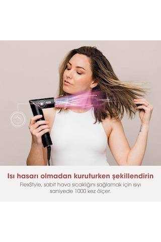Shark FlexStyle 5-in-1 HD446EU Saç Kurutma & Şekillendirme Sistemi - Black/Rose Gold