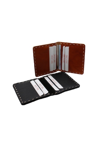 Clk Bizoon % 100 Hakiki Deri Dm Leather Minimal Cüzdan Kartlık 3011