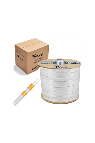 Anten Kablosu Rg58/u4 Mini Çiftli Gold 500m Poke Pk-1067