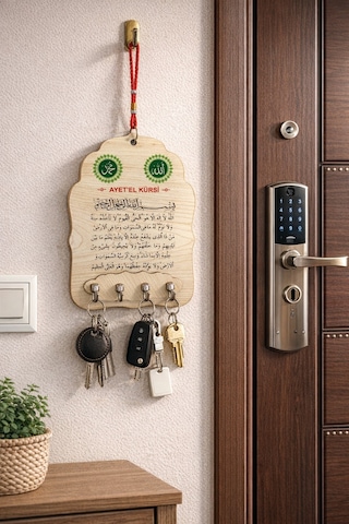 Ahşap Anahtarlık Ve Duvar Süsü Dua Temalı 17 X 23 56647487
