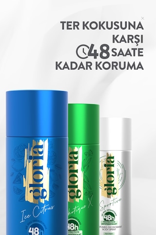Erkek Deodorant Set 3x150 Ml Ice Citrus - Sportive - Narkotique X