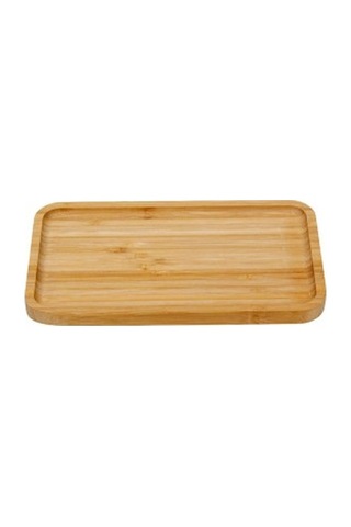 Dikdörtgen Bambu Sunumluk 14x24 Cm Düz Renkli