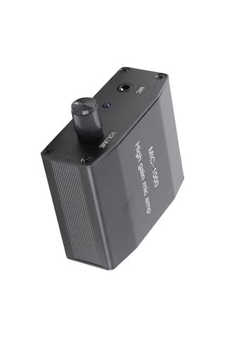 Moveevo Mikrofon Amfi 1000x Zayıf Ses Çoğaltıcı Alc Kontrol 3.5mm Arayüzlü Usb Şarjlı Alüminyum Kasa