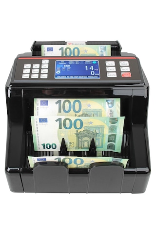 Baove GB8200S Karışık Para Sayma Makinesi - Sahte  Para Yakalama - TL, Euro, Usd + Müşteri Ekranı