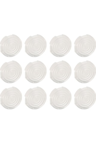 12 Adet Arcade Düğme Kılıfı Yedek Mekanik Basmalı Düğme Kılıfları Kailh, Cherry, Ttc, Akko Ve Glorious Anahtarlar İçin Beyaz