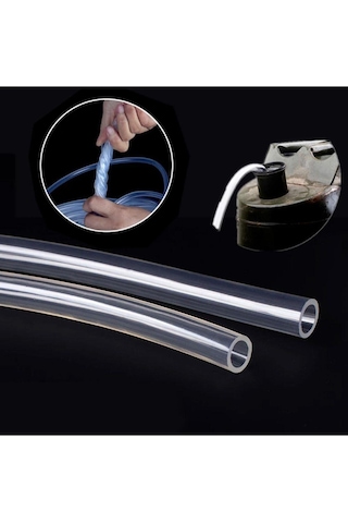 3 Metre Şeffaf Terazi Hortumu İç Çap 8 Mm Termosifon Otomobil Kapı Fitili