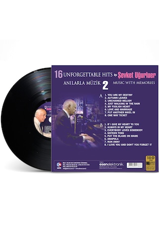 Şevket Uğurluer 16 Unforgettable Hits Anılarla Müzik 2 Plak