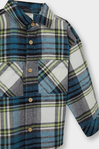 Defacto Erkek Bebek Ekose Desenli Flanel Uzun Kollu Gömlek G0765a525wner118 Ekru