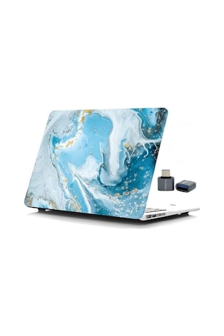 Macbook Pro 13 Mermer Desenli Kılıf A1706 A1708 A1989 A2159 A2251 A2289 A2338 M1 M2 Uyumlu İnce Hafif Sert Kapak Koruyucu Kılıf R-847