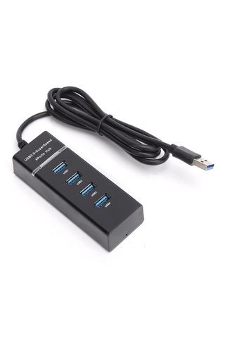 Onezero Zr248 4 Portlu Usb Hub Çoklayıcı 1x Usb 3.0 + 3x Usb 2.0 1.2 Metre Kablolu Masaüstü Dağıtıcı Adaptör
