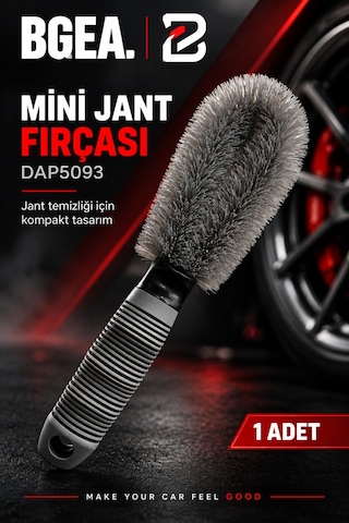 Bgea Mini Jant Temizleme Fırçası Gri 1 Adet Dap5093