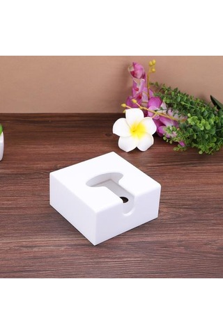 Modern Akrilik Banyo Yüz Doku Dağıtıcı Kutusu Kapağı / Dekoratif Peçete Tutucu Kutusu Noel Kutu