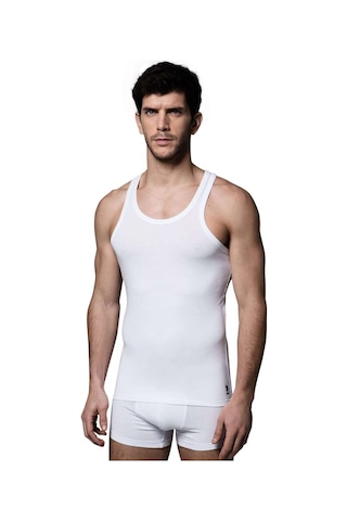 U.S. Polo Assn. Erkek Beyaz Atlet Şort Set 80088
