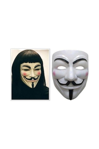 V For Vendetta Maskesi, Cadılar Bayramı Maske Kostüm Partisi