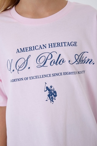 U.s. Polo Assn. Kız Çocuk Pembe Pijama Takım Us2502-c-v1 Pembe
