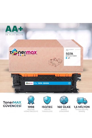 Hp 507a Ce401a Mavi Uyumlu Toner Aa Plus / Laserjet Enterprise 500 M551 / M575 / Pro 500 M570