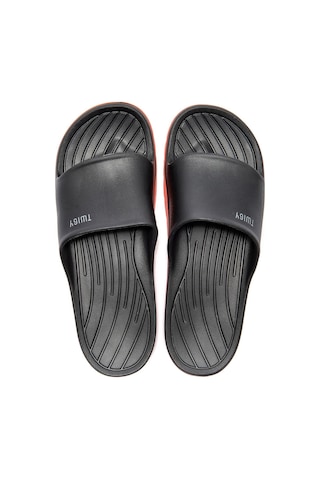 Twigy Demba Erkek Terlik Siyah Turuncu 40/45 DD0566 Siyah