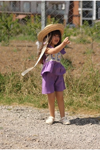 Minaz Baby Ayarlanabilir Askılı Takım Mor