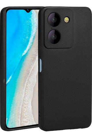 Vivo Y36 4g Kılıf Zore Premier Silikon Kapak Siyah