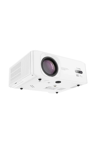 Hoco. Dt3 Smart Elektrik Otomatik Odaklanma Özellikli 1080p Android Kablosuz Projeksiyon Cihazı - Beyaz