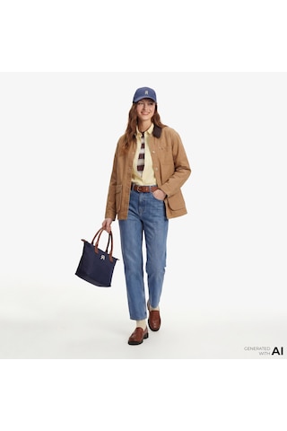 Tommy Hilfiger Soft Utility Kadın Kahverengi Ceket Dw0dw22047 Kahverengi