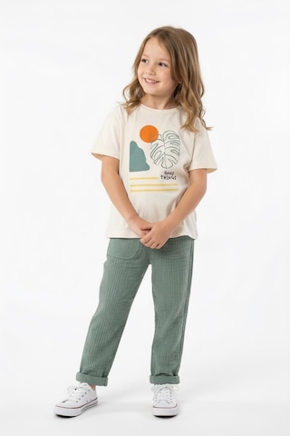 Miababy Oversize Baskılı Müslin Takım Çağla Yeşili