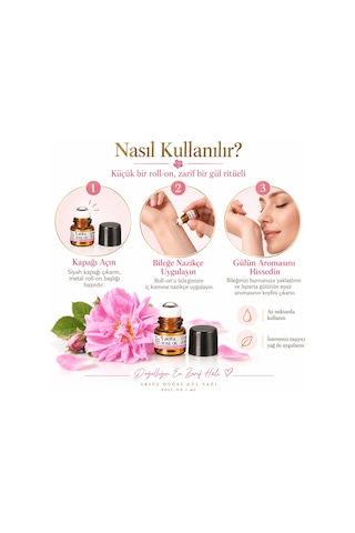 Akita Yüksek Frekans Doğal Gül Yağı Roll-on 1 ML