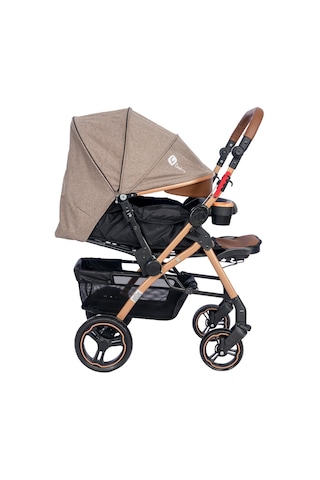 4 Baby Active Plus Çift Yönlü Bebek Arabası Antrasit Gold