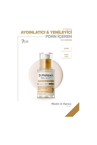 Pirinç Ve Pdrn İçerikli Pürüzsüzleştirici Cam Cilt Etkili Serum 30 Ml