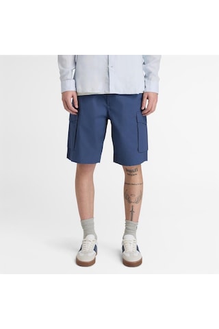 Timberland Brookline Poplin Cargo Short Erkek Şort-33318 Mavi