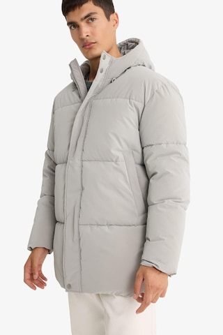 Defacto Su İtici Regular Fit Kapüşonlu Cepli Astarlı Rüzgar Geçirmez Fermuarlı Parka F0431ax25wngr454 Gri-gr454