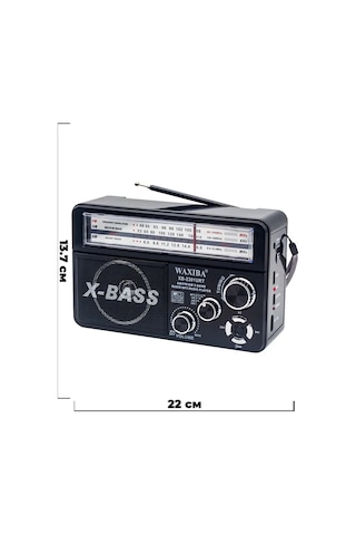 Nostaljik Radyo Waxıba Nostaljik Radyo Bluetooth Fm Usb Xb-2301rt