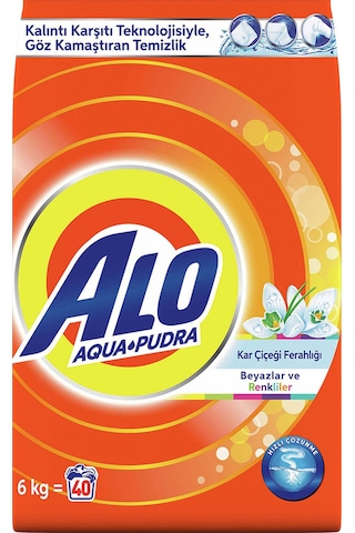 Alo Toz Çamaşır Deterjanı Beyaz & Renkli 40 Yıkama 6 KG