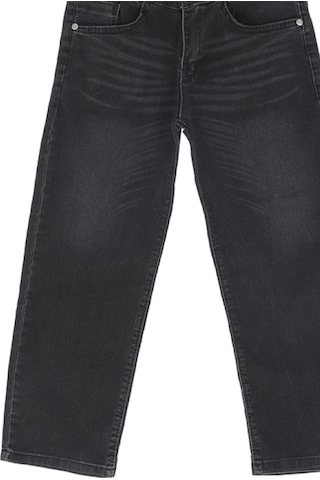 Modanino Erkek Çocuk Esnek Belli Likralı Geniş Kesim Jean Pantolon 13-17 Yaş 12367 Siyah